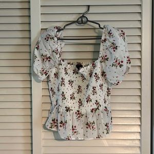 J crew strawberry top medium NWT